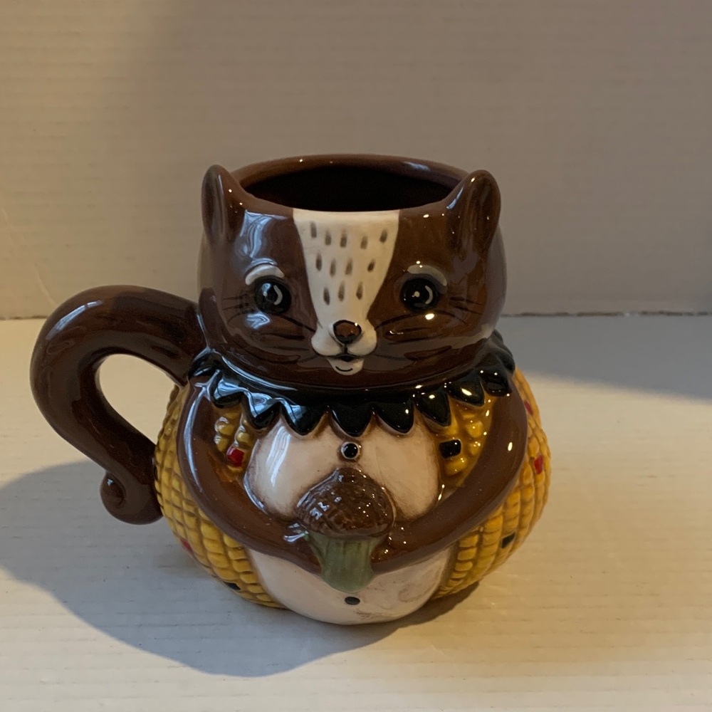Johanna Parker Cute Squirrel Mug with Acorn Design